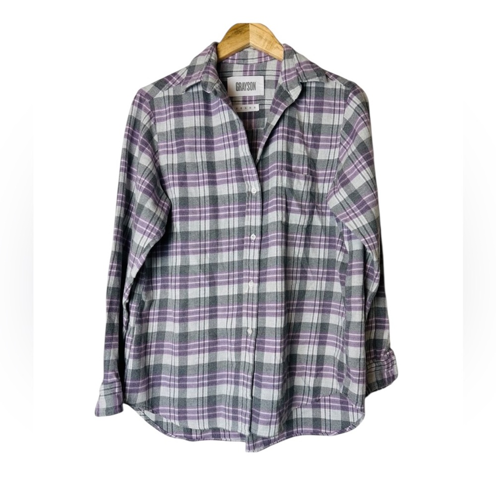 Grayson The Hero Shirt Plaid Button Down Shirt Size Medium